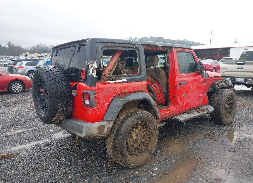 Photo 4 of 2019 Jeep Wrangler UNLIMITED SPORT S 4X4 (VIN 1C4HJXDG4KW551354)