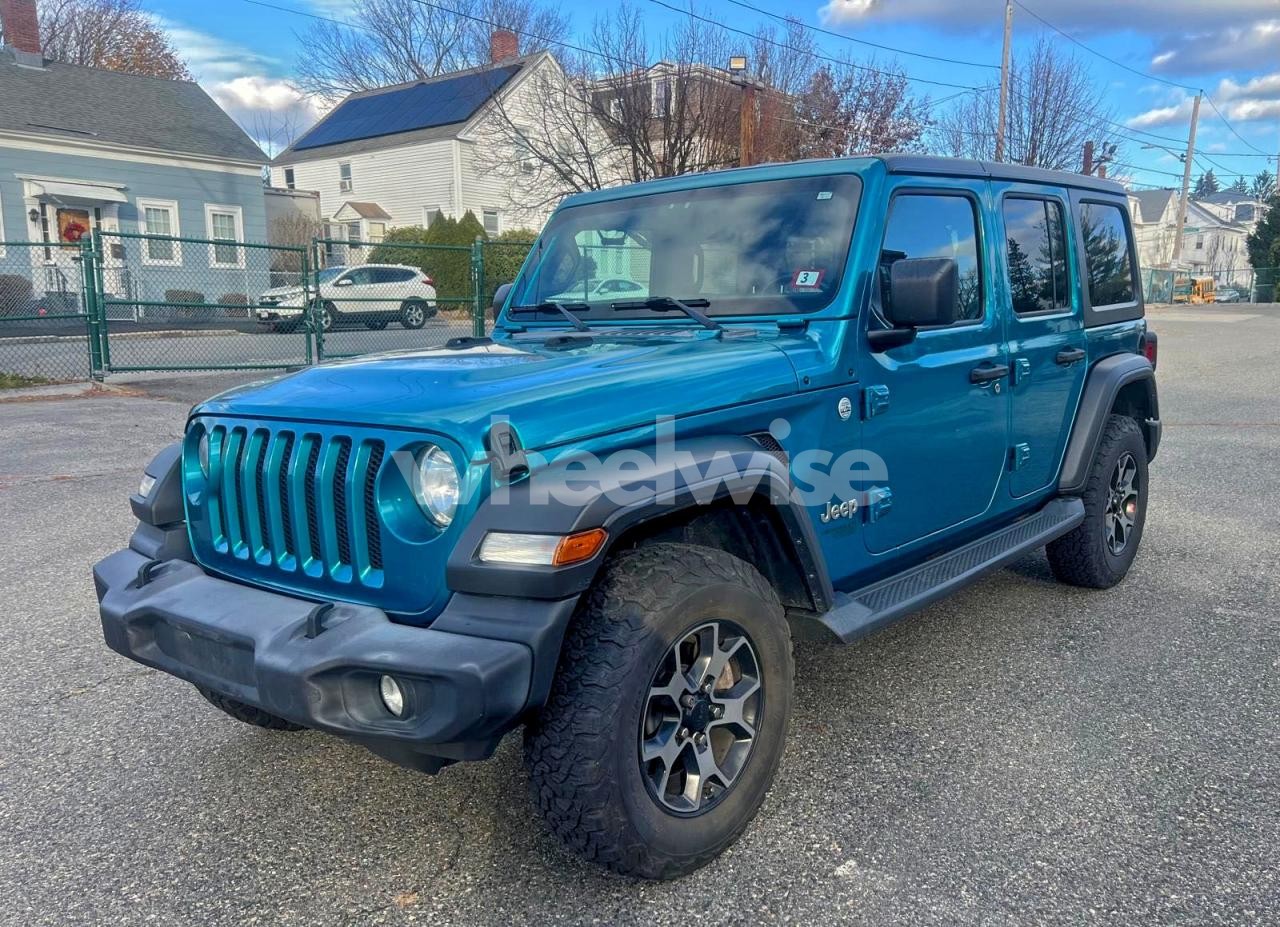 Photo 2 of 2019 JEEP WRANGLER UNLIMITED SPORT (VIN 1C4HJXDG4KW659053)