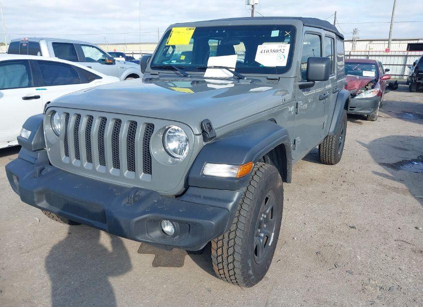 Photo 2 of 2020 Jeep Wrangler UNLIMITED SPORT 4X4 (VIN 1C4HJXDG4LW309861)