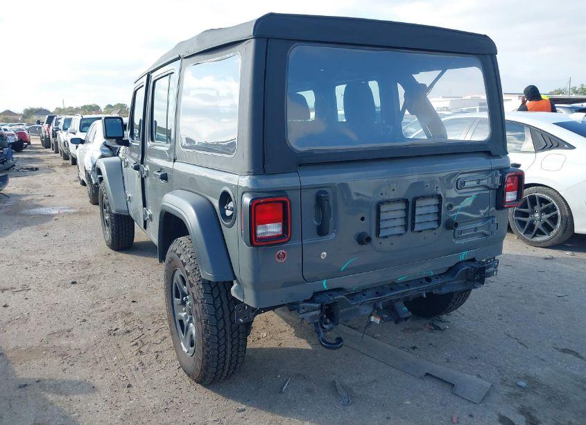 Photo 3 of 2020 Jeep Wrangler UNLIMITED SPORT 4X4 (VIN 1C4HJXDG4LW309861)