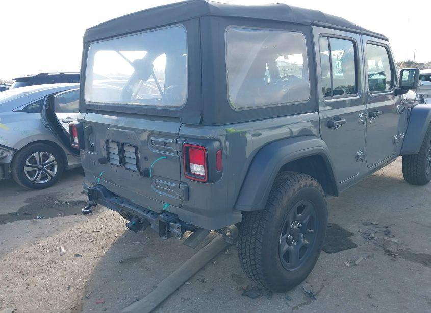 Photo 4 of 2020 Jeep Wrangler UNLIMITED SPORT 4X4 (VIN 1C4HJXDG4LW309861)