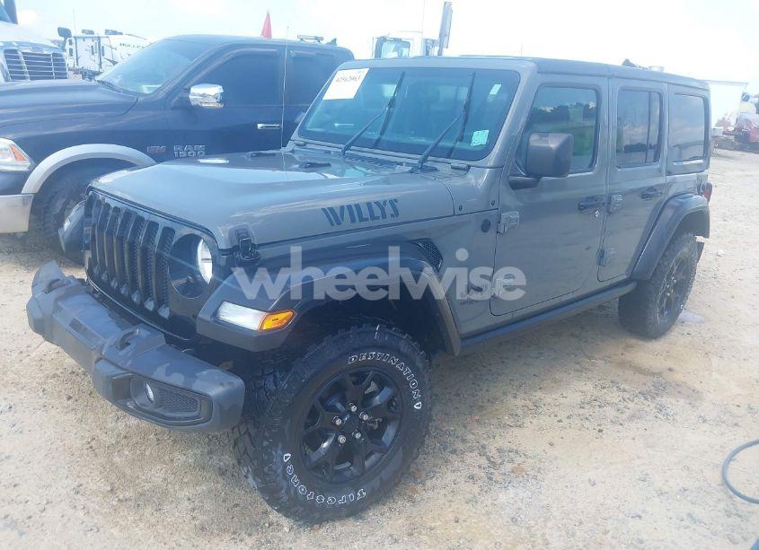 Photo 2 of 2020 Jeep Wrangler UNLIMITED WILLYS SPORT 4X4 (VIN 1C4HJXDG4LW325199)