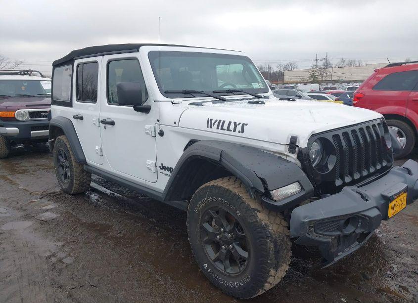 2021 Jeep Wrangler UNLIMITED WILLYS 4X4 (VIN 1C4HJXDG4MW581974) main photo