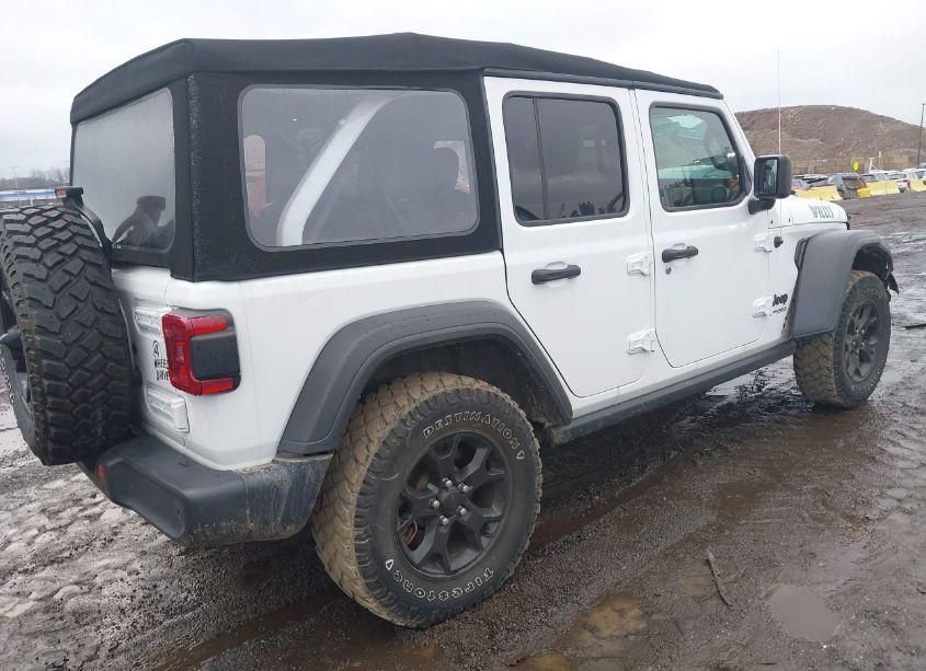 Photo 4 of 2021 Jeep Wrangler UNLIMITED WILLYS 4X4 (VIN 1C4HJXDG4MW581974)