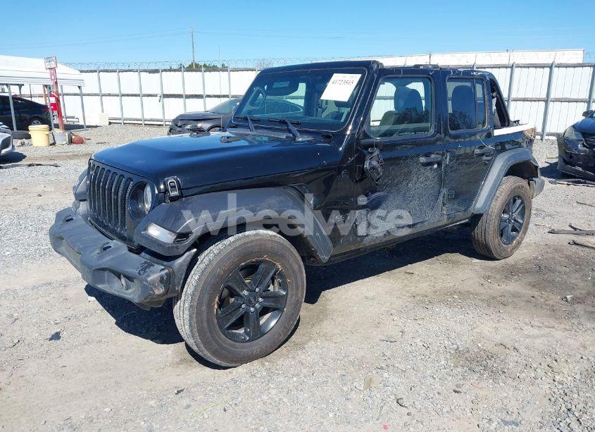 Photo 2 of 2021 Jeep Wrangler UNLIMITED SPORT ALTITUDE 4X4 (VIN 1C4HJXDG4MW753159)