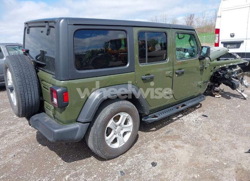 Photo 4 of 2022 Jeep Wrangler UNLIMITED SPORT S 4X4 (VIN 1C4HJXDG4NW176957)