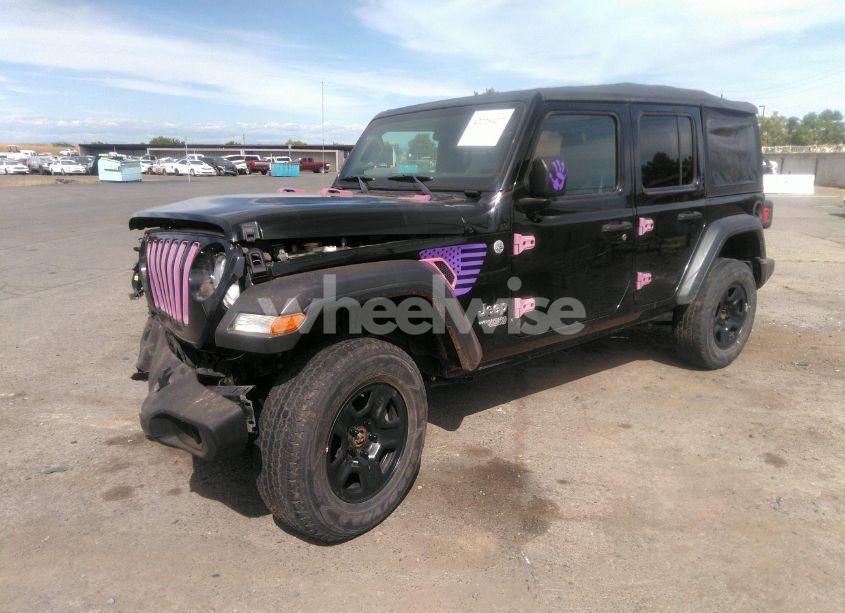 Photo 2 of 2018 Jeep Wrangler UNLIMITED SPORT 4X4 (VIN 1C4HJXDG5JW159062)