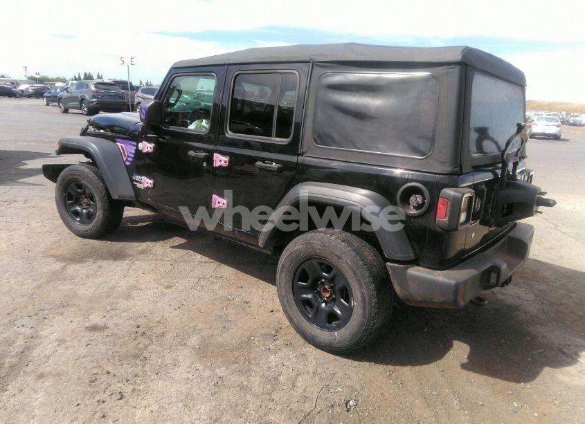 Photo 3 of 2018 Jeep Wrangler UNLIMITED SPORT 4X4 (VIN 1C4HJXDG5JW159062)