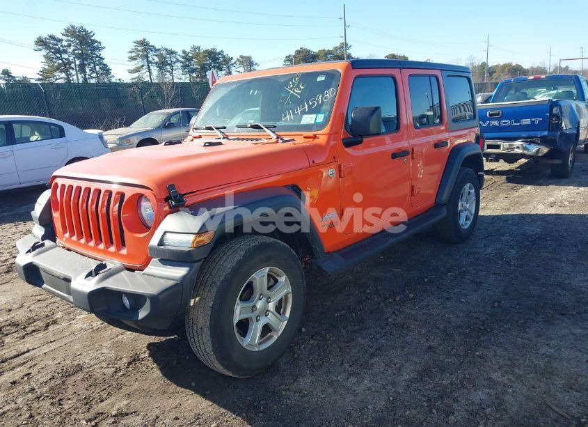 Photo 2 of 2018 Jeep Wrangler UNLIMITED SPORT S 4X4 (VIN 1C4HJXDG5JW280626)