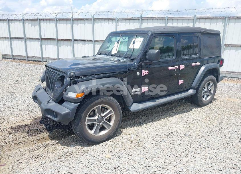 Photo 2 of 2019 Jeep Wrangler UNLIMITED SPORT 4X4 (VIN 1C4HJXDG5KW577364)