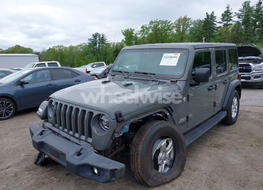 Photo 2 of 2020 Jeep Wrangler UNLIMITED SPORT S 4X4 (VIN 1C4HJXDG5LW187222)