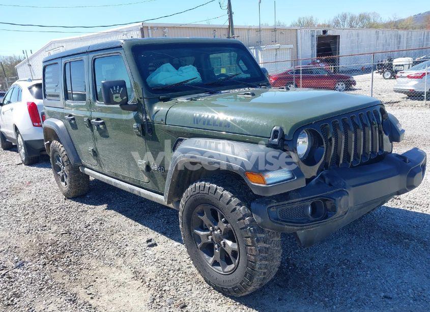 2021 Jeep Wrangler UNLIMITED WILLYS SPORT 4X4 (VIN 1C4HJXDG5MW804748) main photo