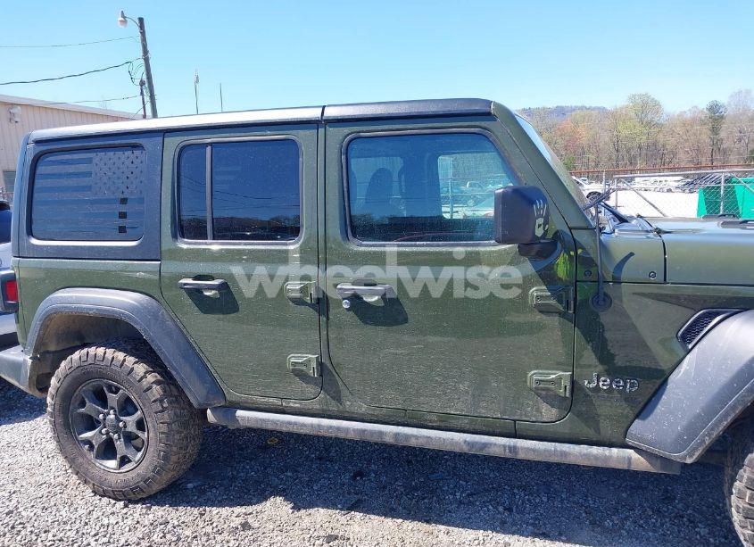 Photo 13 of 2021 Jeep Wrangler UNLIMITED WILLYS SPORT 4X4 (VIN 1C4HJXDG5MW804748)