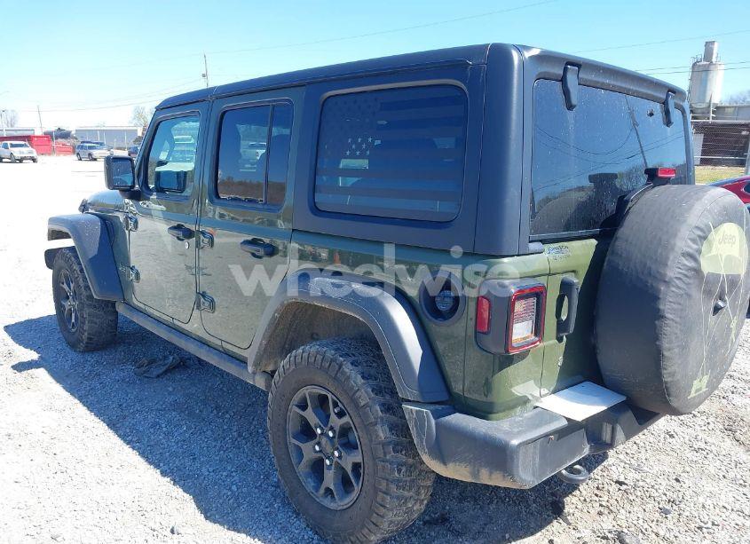 Photo 3 of 2021 Jeep Wrangler UNLIMITED WILLYS SPORT 4X4 (VIN 1C4HJXDG5MW804748)