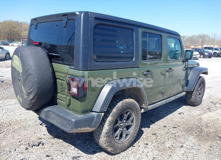 Photo 4 of 2021 Jeep Wrangler UNLIMITED WILLYS SPORT 4X4 (VIN 1C4HJXDG5MW804748)