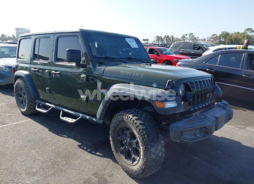2022 Jeep Wrangler UNLIMITED WILLYS 4X4 (VIN 1C4HJXDG5NW113205) main photo