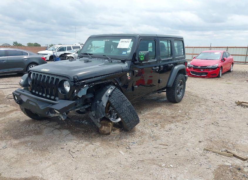 Photo 2 of 2022 Jeep Wrangler UNLIMITED SPORT 4X4 (VIN 1C4HJXDG5NW133471)