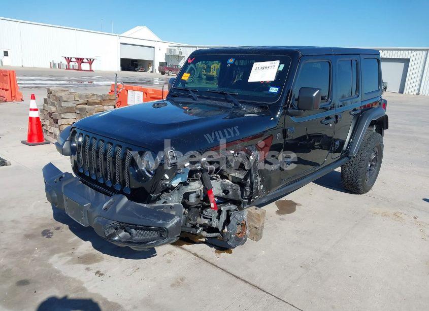Photo 2 of 2023 Jeep Wrangler 4-DOOR WILLYS 4X4 (VIN 1C4HJXDG5PW530892)
