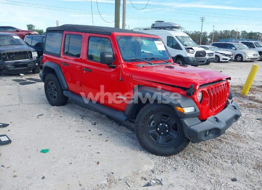 2018 Jeep Wrangler UNLIMITED SPORT 4X4 (VIN 1C4HJXDG6JW139791) main photo
