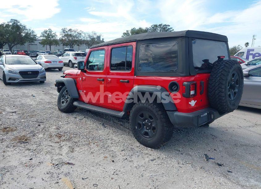 Photo 3 of 2018 Jeep Wrangler UNLIMITED SPORT 4X4 (VIN 1C4HJXDG6JW139791)