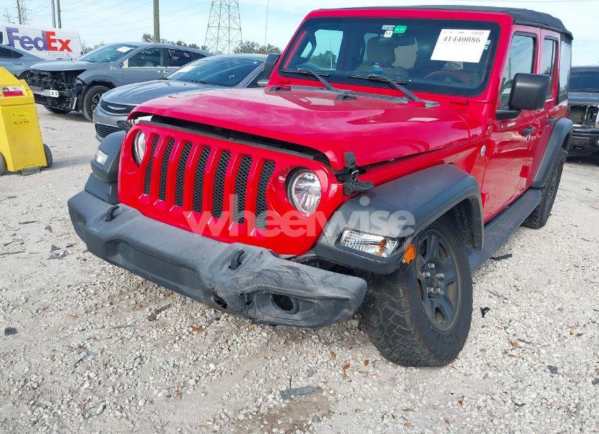 Photo 6 of 2018 Jeep Wrangler UNLIMITED SPORT 4X4 (VIN 1C4HJXDG6JW139791)