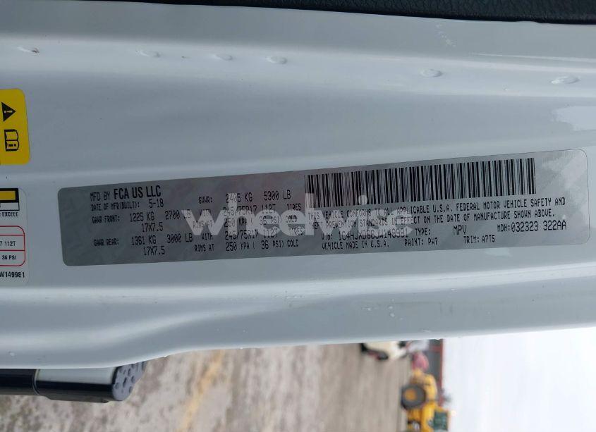 Photo 9 of 2018 Jeep Wrangler UNLIMITED SPORT 4X4 (VIN 1C4HJXDG6JW149981)