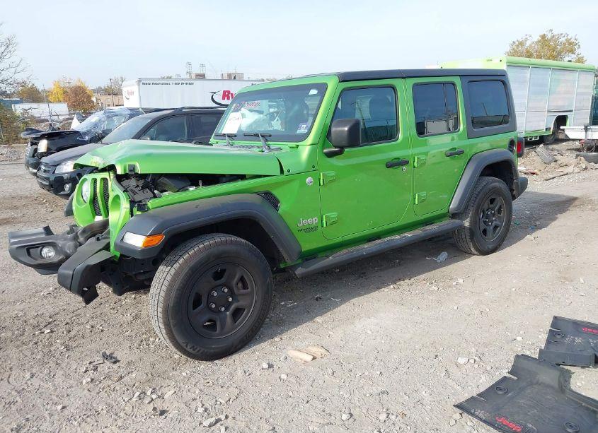 Photo 2 of 2018 Jeep Wrangler UNLIMITED SPORT 4X4 (VIN 1C4HJXDG6JW274348)