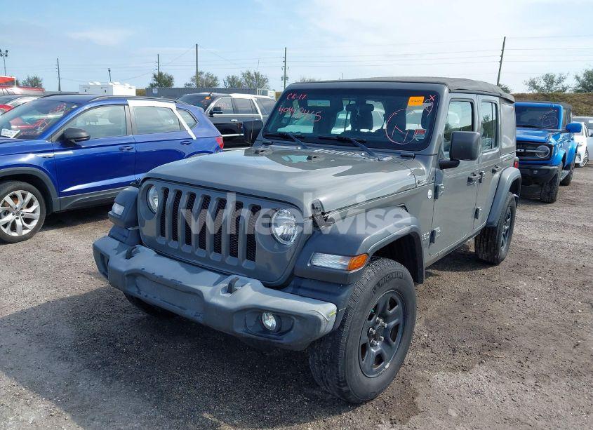 Photo 2 of 2019 Jeep Wrangler UNLIMITED SPORT 4X4 (VIN 1C4HJXDG6KW561500)