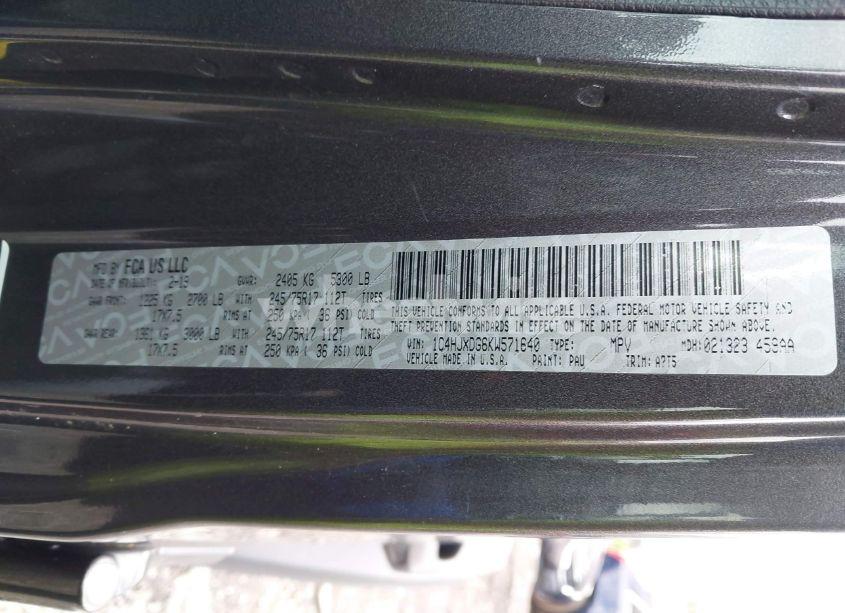 Photo 9 of 2019 Jeep Wrangler UNLIMITED SPORT S 4X4 (VIN 1C4HJXDG6KW571640)