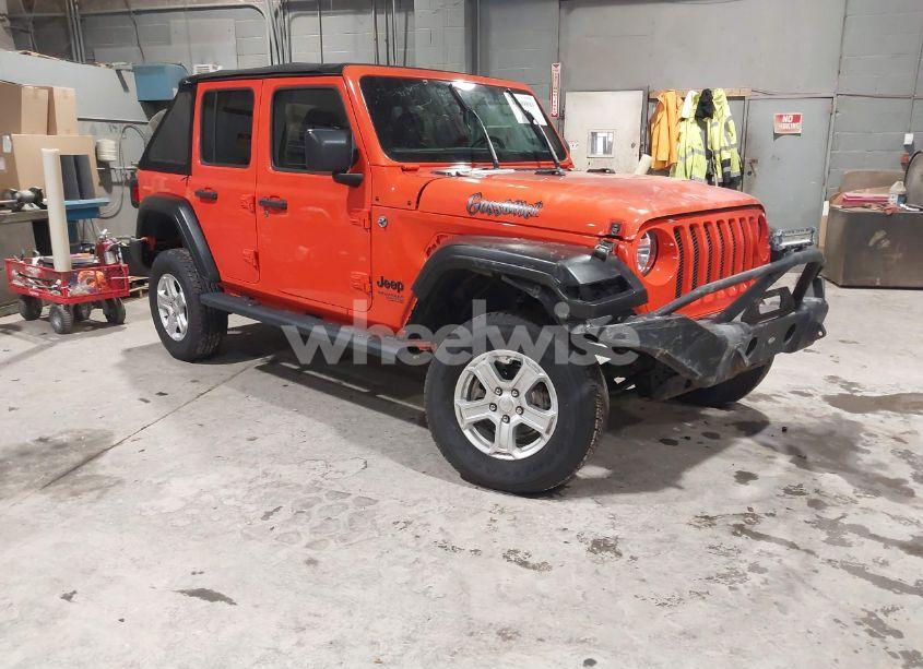 2019 Jeep Wrangler UNLIMITED SPORT S 4X4 (VIN 1C4HJXDG6KW669468) main photo