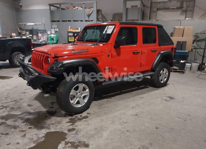 Photo 2 of 2019 Jeep Wrangler UNLIMITED SPORT S 4X4 (VIN 1C4HJXDG6KW669468)