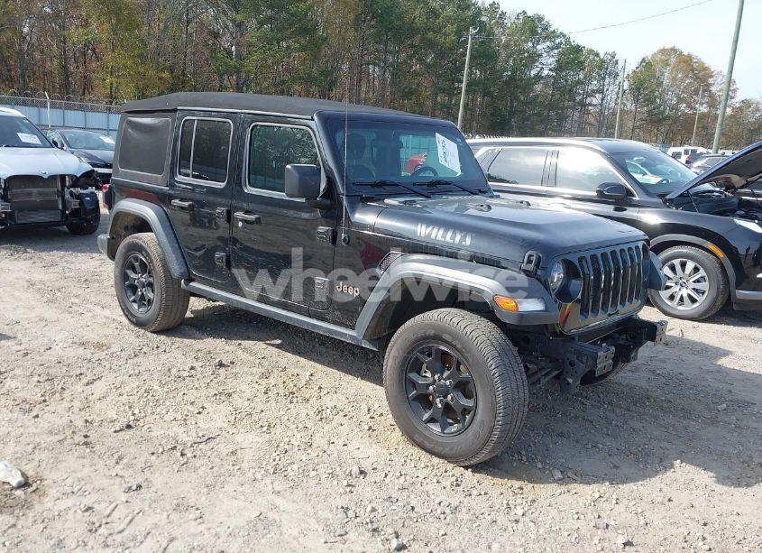 2021 Jeep Wrangler UNLIMITED WILLYS 4X4 (VIN 1C4HJXDG6MW545400) main photo