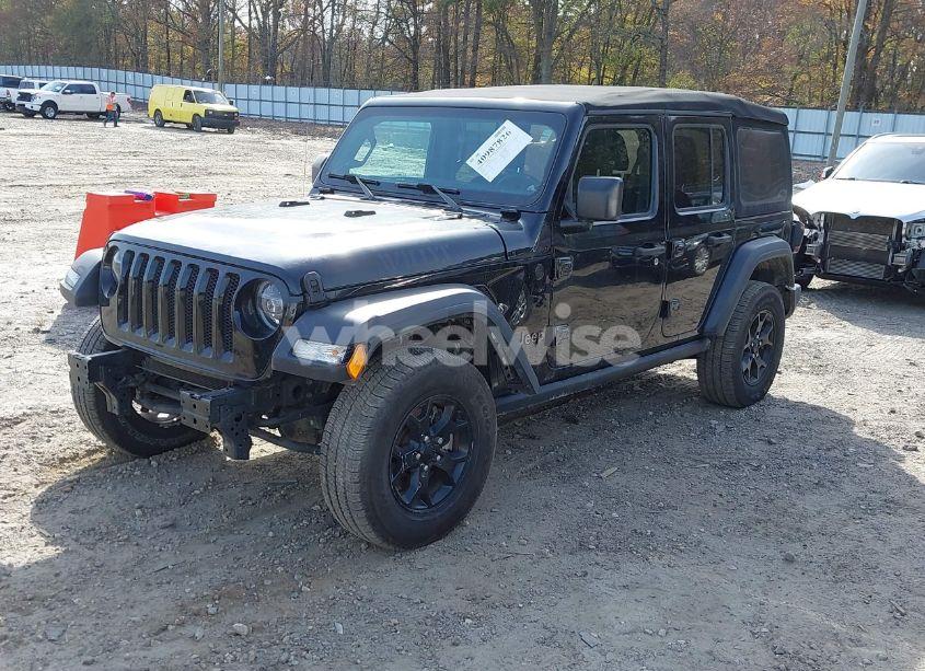 Photo 2 of 2021 Jeep Wrangler UNLIMITED WILLYS 4X4 (VIN 1C4HJXDG6MW545400)