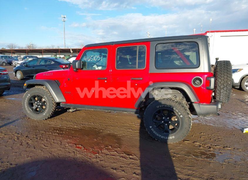 Photo 14 of 2021 Jeep Wrangler UNLIMITED WILLYS 4X4 (VIN 1C4HJXDG6MW610228)