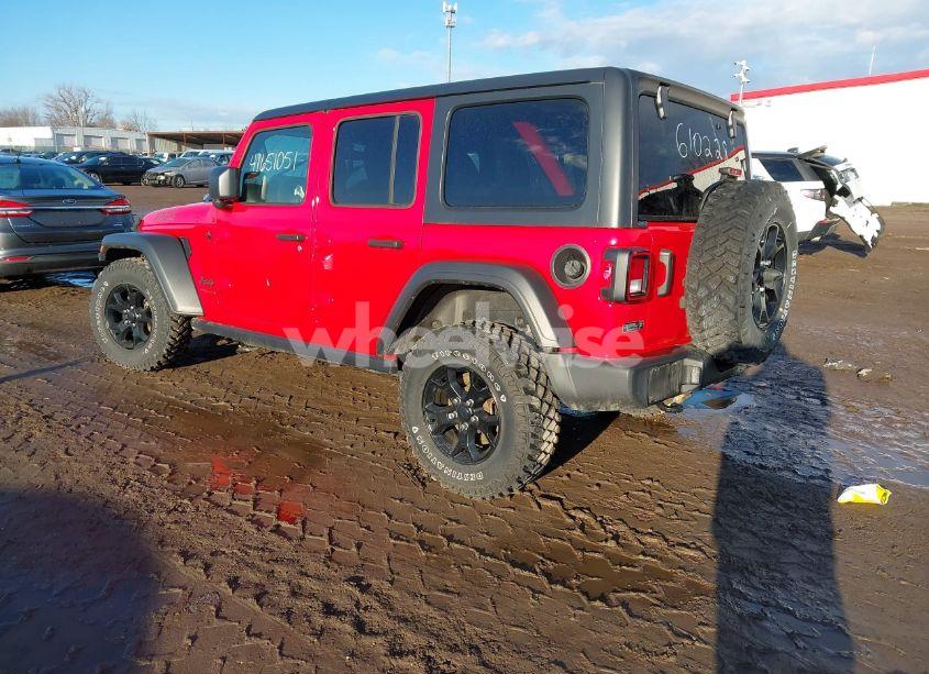 Photo 3 of 2021 Jeep Wrangler UNLIMITED WILLYS 4X4 (VIN 1C4HJXDG6MW610228)