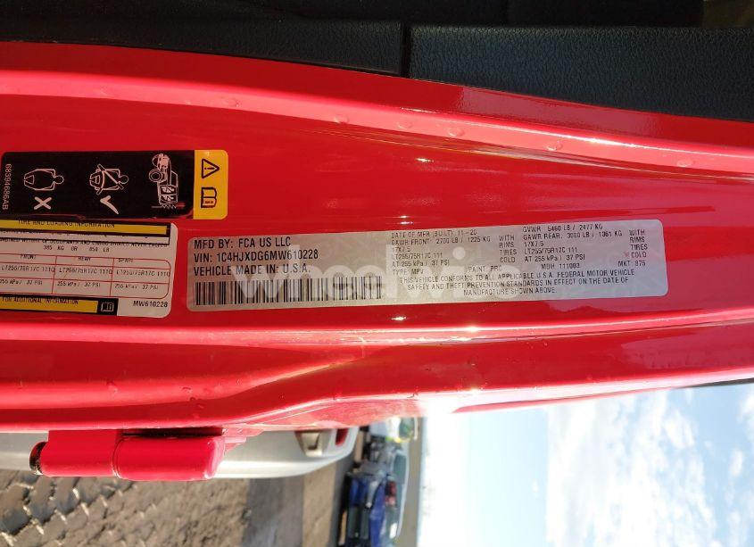 Photo 9 of 2021 Jeep Wrangler UNLIMITED WILLYS 4X4 (VIN 1C4HJXDG6MW610228)