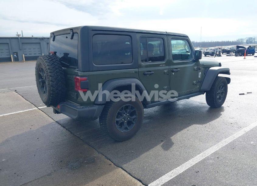 Photo 4 of 2021 Jeep Wrangler UNLIMITED WILLYS 4X4 (VIN 1C4HJXDG6MW743152)