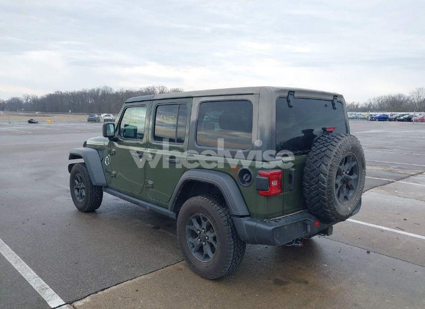 Photo 6 of 2021 Jeep Wrangler UNLIMITED WILLYS 4X4 (VIN 1C4HJXDG6MW743152)