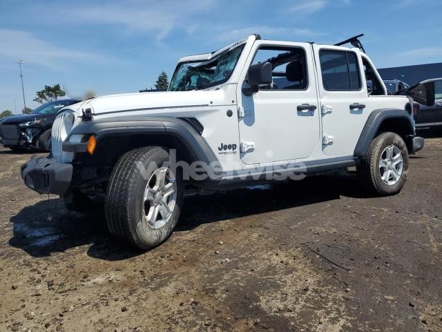 Photo 2 of 2022 JEEP WRANGLER UNLIMITED SPORT (VIN 1C4HJXDG6NW195431)