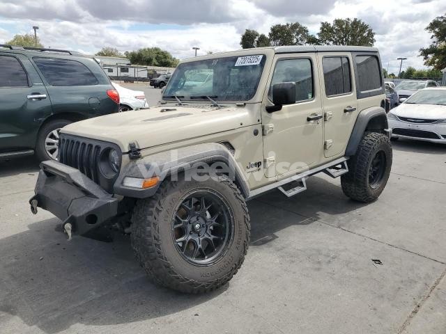 2022 JEEP WRANGLER UNLIMITED SPORT (VIN 1C4HJXDG6NW221820) main photo