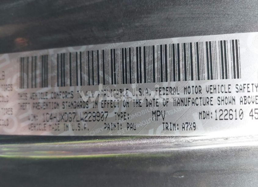 Photo 9 of 2020 Jeep Wrangler UNLIMITED SPORT S 4X4 (VIN 1C4HJXDG7LW229907)