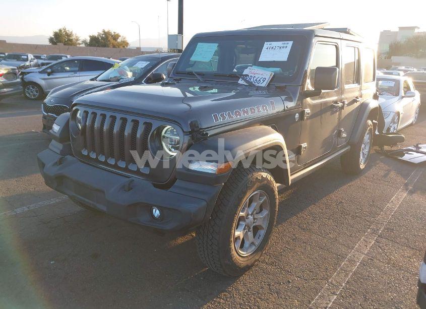 Photo 2 of 2021 Jeep Wrangler UNLIMITED ISLANDER 4X4 (VIN 1C4HJXDG7MW583315)