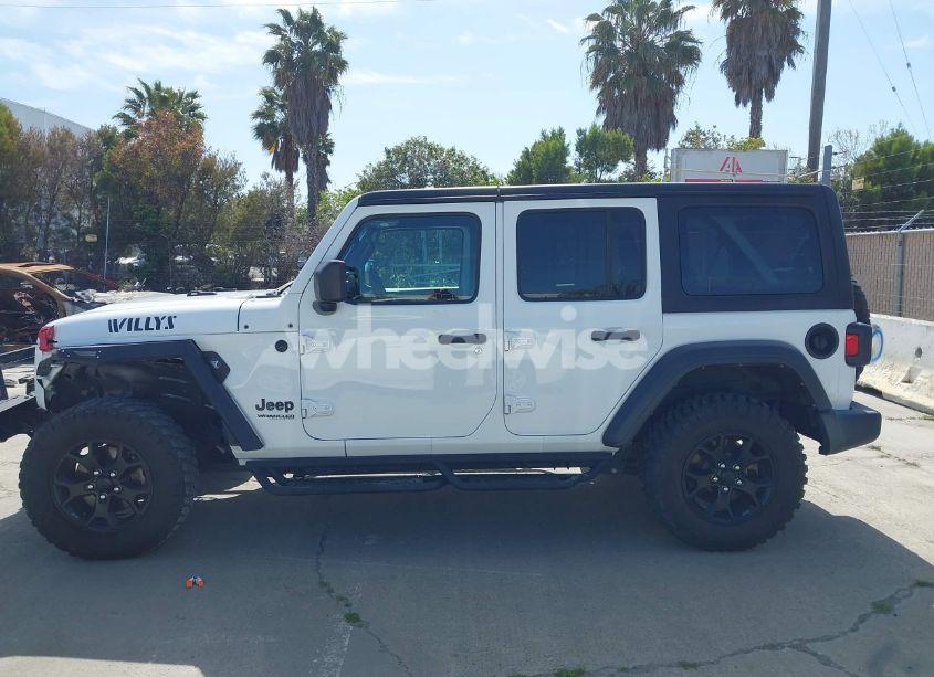 Photo 14 of 2022 Jeep Wrangler UNLIMITED WILLYS SPORT 4X4 (VIN 1C4HJXDG7NW144634)