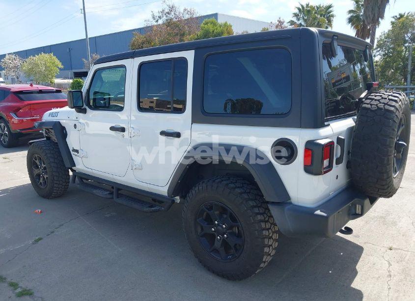 Photo 3 of 2022 Jeep Wrangler UNLIMITED WILLYS SPORT 4X4 (VIN 1C4HJXDG7NW144634)