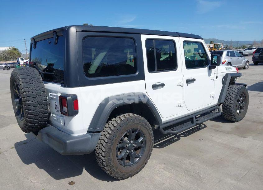 Photo 4 of 2022 Jeep Wrangler UNLIMITED WILLYS SPORT 4X4 (VIN 1C4HJXDG7NW144634)