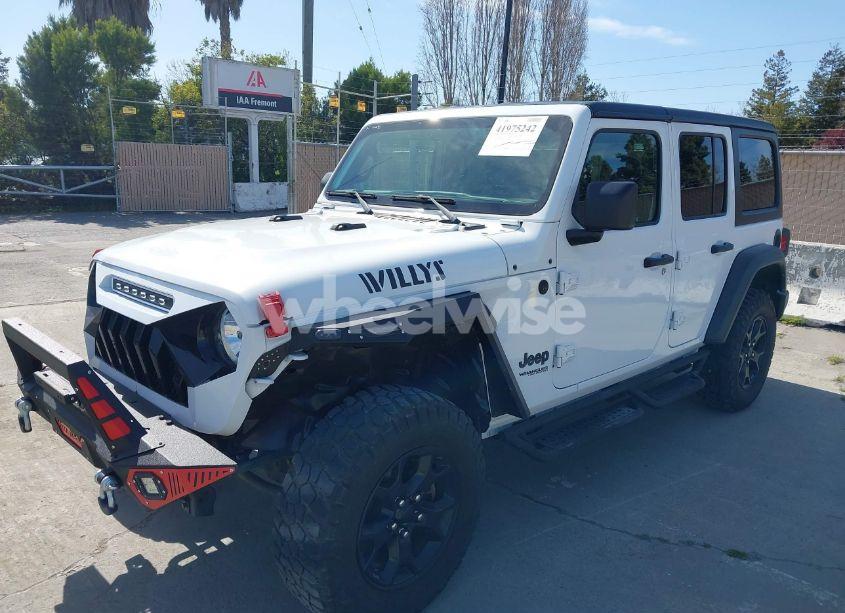 Photo 6 of 2022 Jeep Wrangler UNLIMITED WILLYS SPORT 4X4 (VIN 1C4HJXDG7NW144634)
