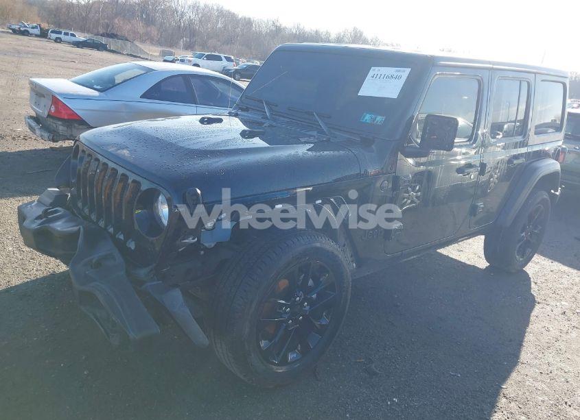 Photo 2 of 2022 Jeep Wrangler UNLIMITED SPORT S 4X4 (VIN 1C4HJXDG7NW165063)