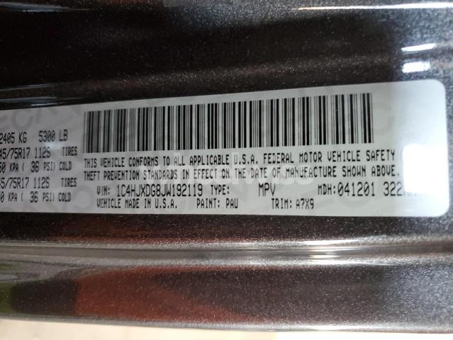 Photo 10 of 2018 JEEP WRANGLER UNLIMITED SPORT (VIN 1C4HJXDG8JW192119)