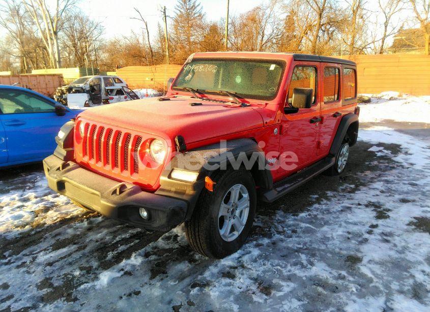 Photo 2 of 2020 Jeep Wrangler UNLIMITED SPORT S 4X4 (VIN 1C4HJXDG8LW222111)