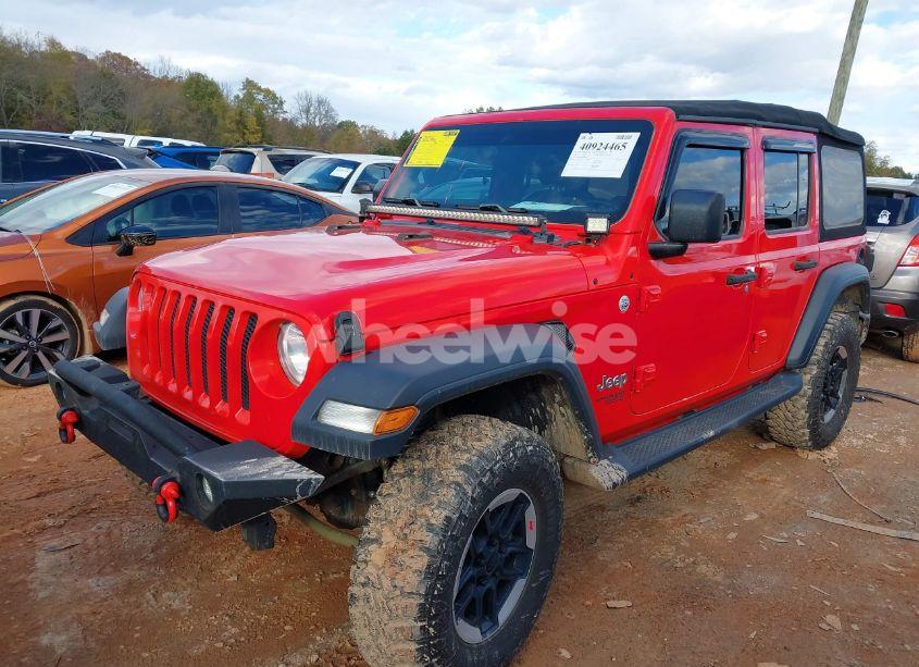 Photo 2 of 2018 Jeep Wrangler UNLIMITED SPORT S 4X4 (VIN 1C4HJXDG9JW146265)